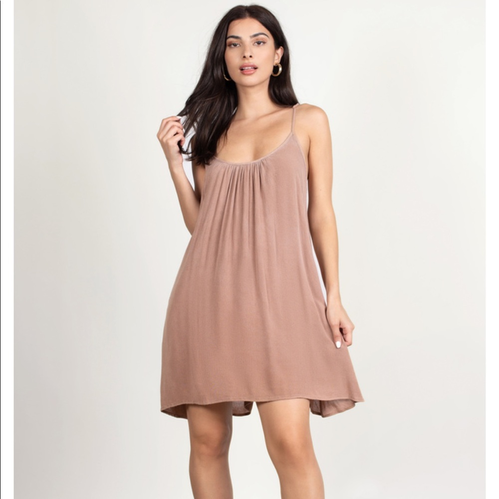 TOBI Rocky Strappy Back Shift Dress, S